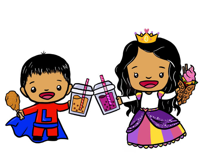 AStreet Restaurant Illustration Logo